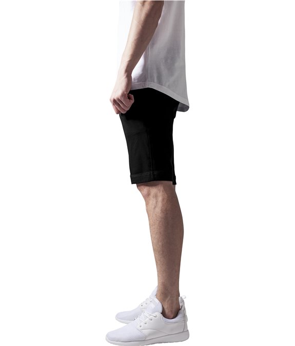 Urban Classics Light Turnup Sweatshorts Black 1